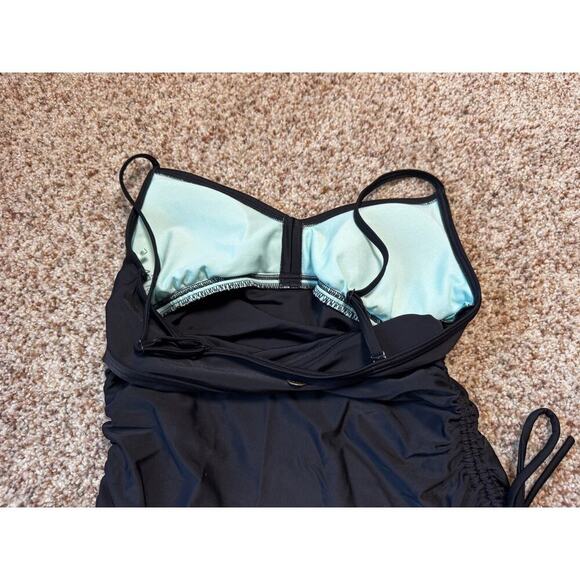 PRANA women's swim tankini top, size Small, Black - Picture 3 of 6